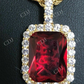 1ct Ruby Gemstone Pendant  customdiamjewel   