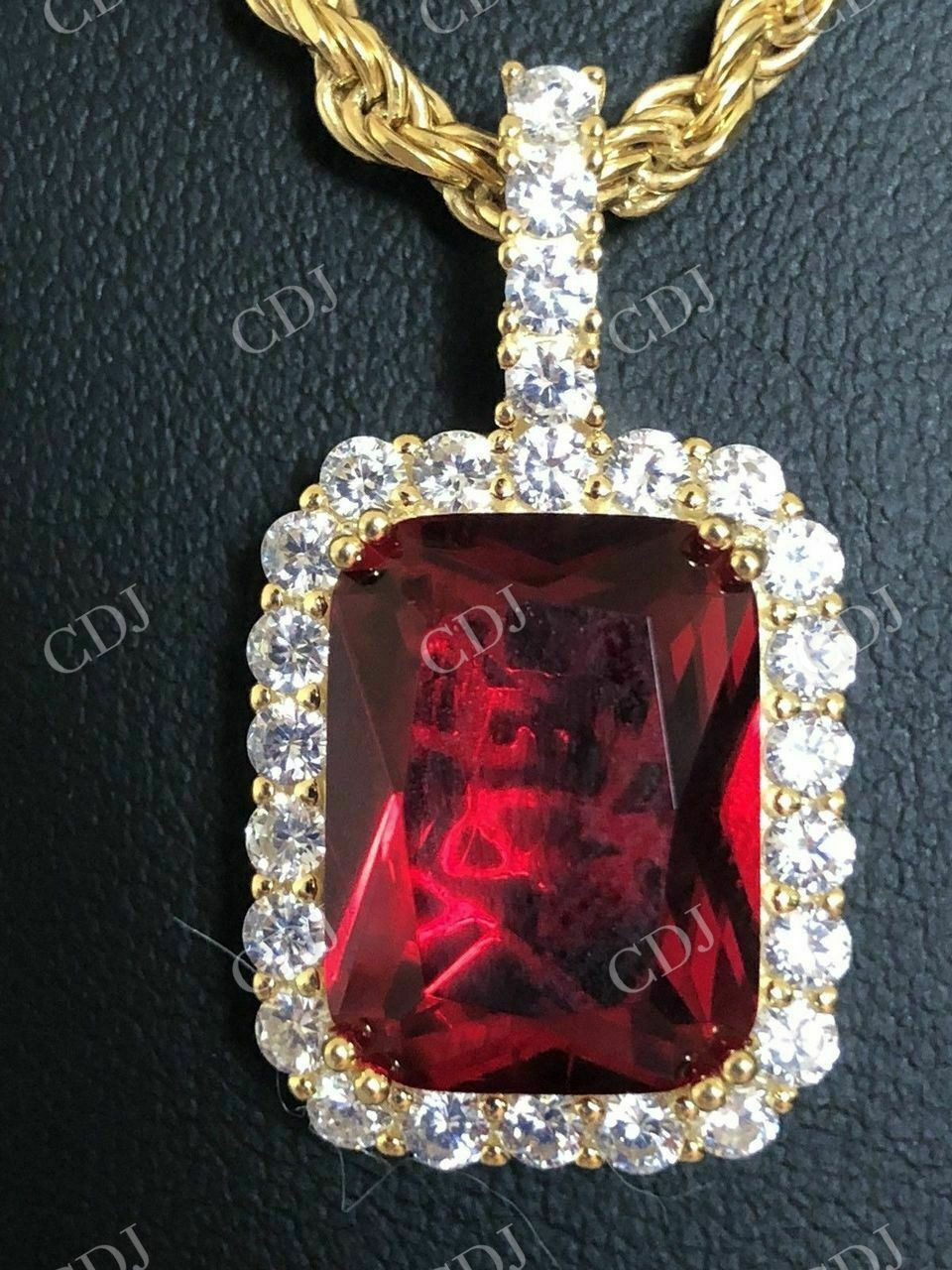 1ct Ruby Gemstone Pendant  customdiamjewel   