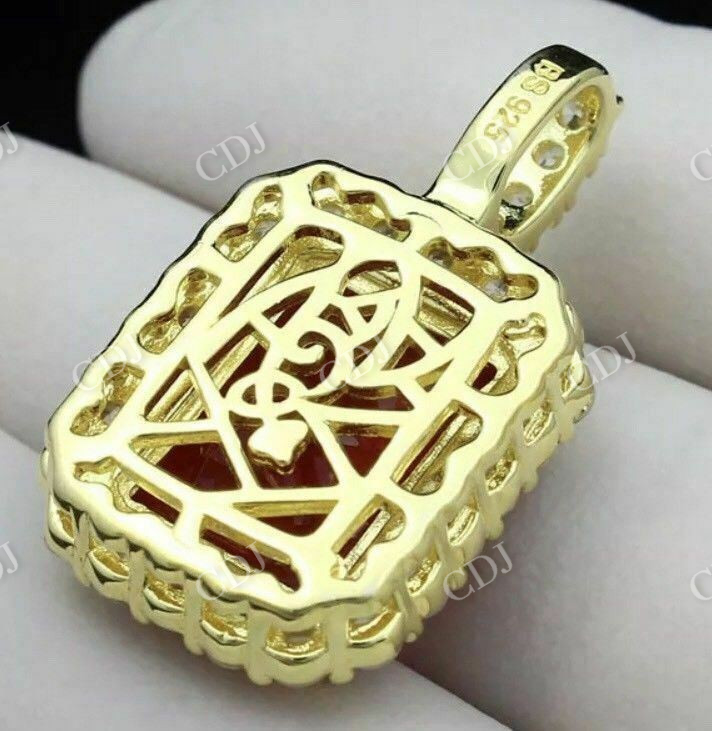 1ct Ruby Gemstone Pendant  customdiamjewel   