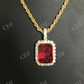 1ct Ruby Gemstone Pendant  customdiamjewel   