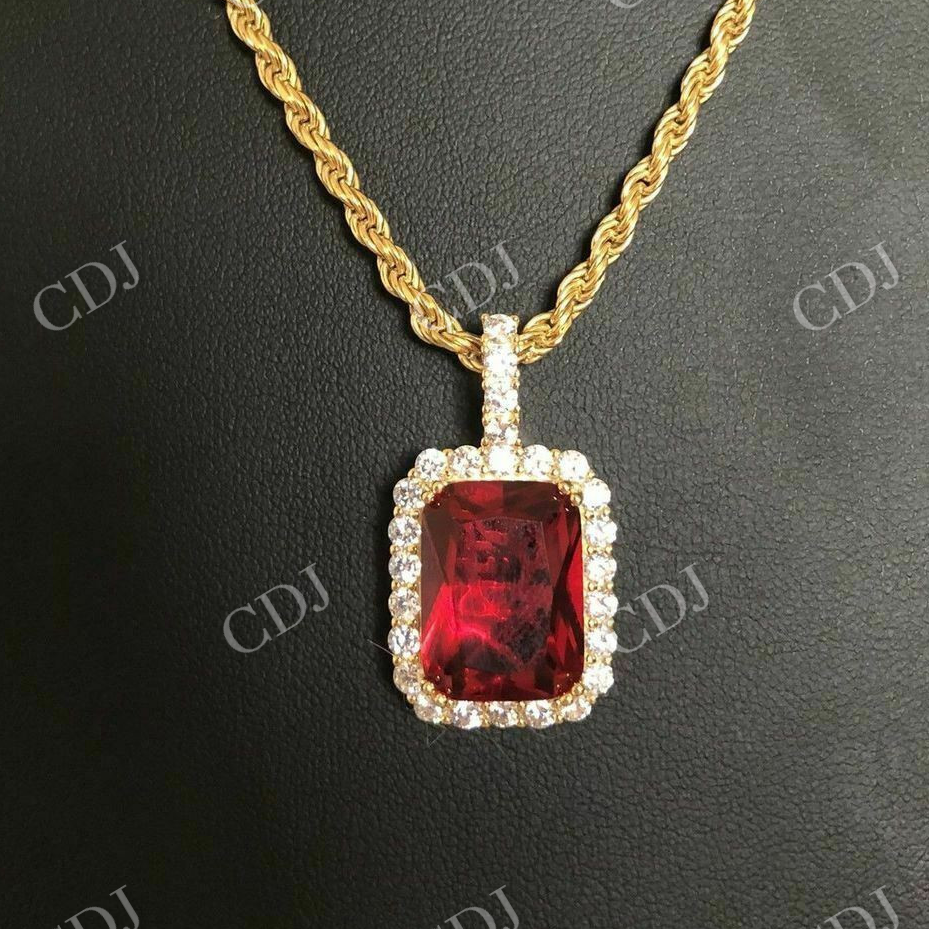 1ct Ruby Gemstone Pendant  customdiamjewel   