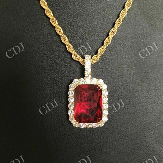 1ct Ruby Gemstone Pendant  customdiamjewel   