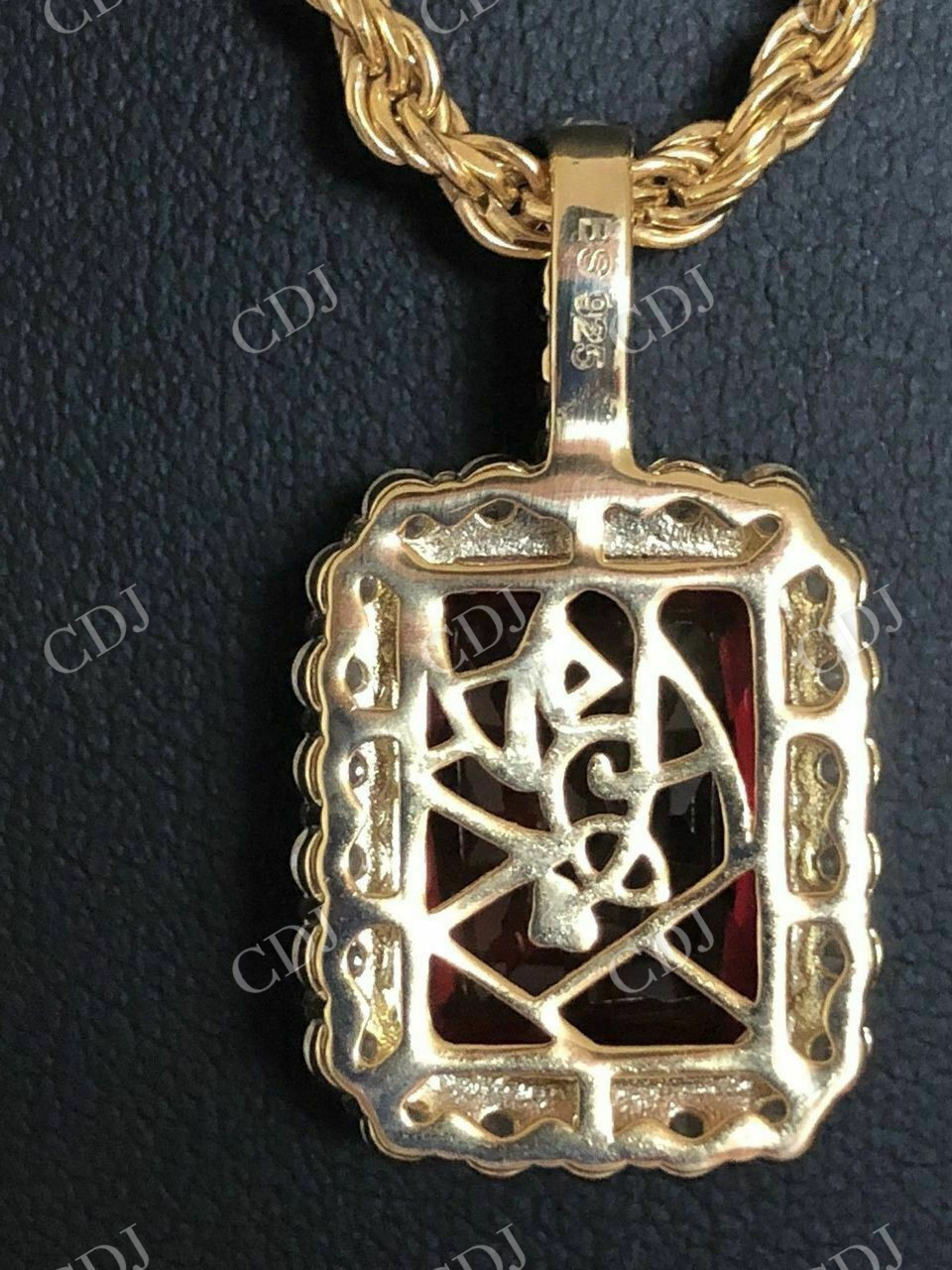 1ct Ruby Gemstone Pendant  customdiamjewel   
