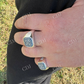 Black Onyx Gemstone Hip Hop Men's Ring  customdiamjewel   