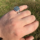 Black Onyx Gemstone Hip Hop Men's Ring  customdiamjewel   