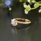 Lab-Grown Diamond Vintage Gold Ring customdiamjewel