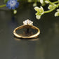 Lab-Grown Diamond Vintage Gold Ring customdiamjewel
