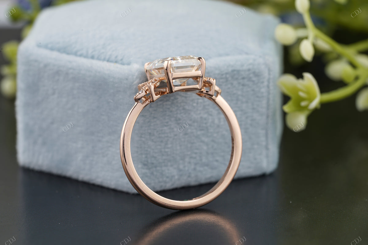Emerald Cut Lab-Grown Diamond Ring customdiamjewel