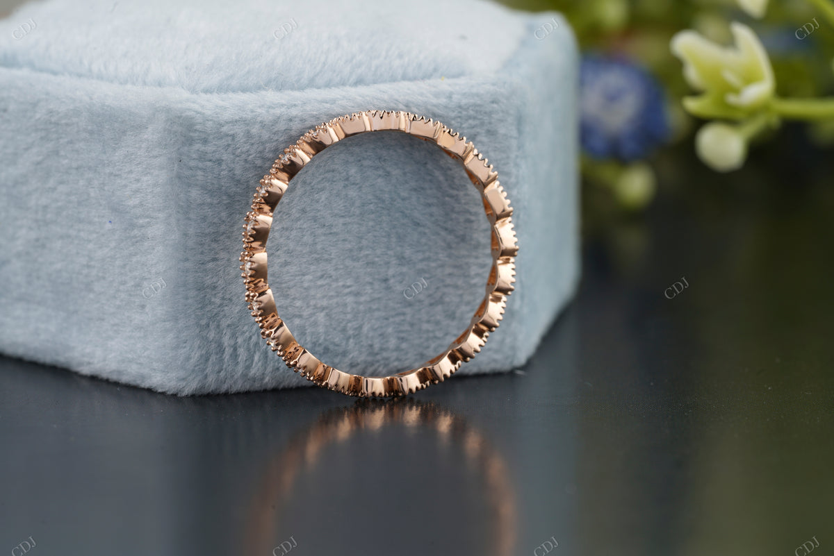 Lab-Grown Diamond Beaded Eternity Band customdiamjewel