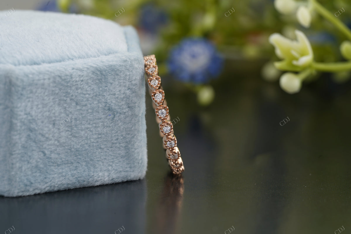 Lab-Grown Diamond Beaded Eternity Band customdiamjewel