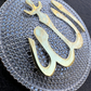 Gold Allah Medallion Arabic Pendant  customdiamjewel   