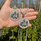 Gold Allah Medallion Arabic Pendant  customdiamjewel   