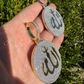 Gold Allah Medallion Arabic Pendant  customdiamjewel   