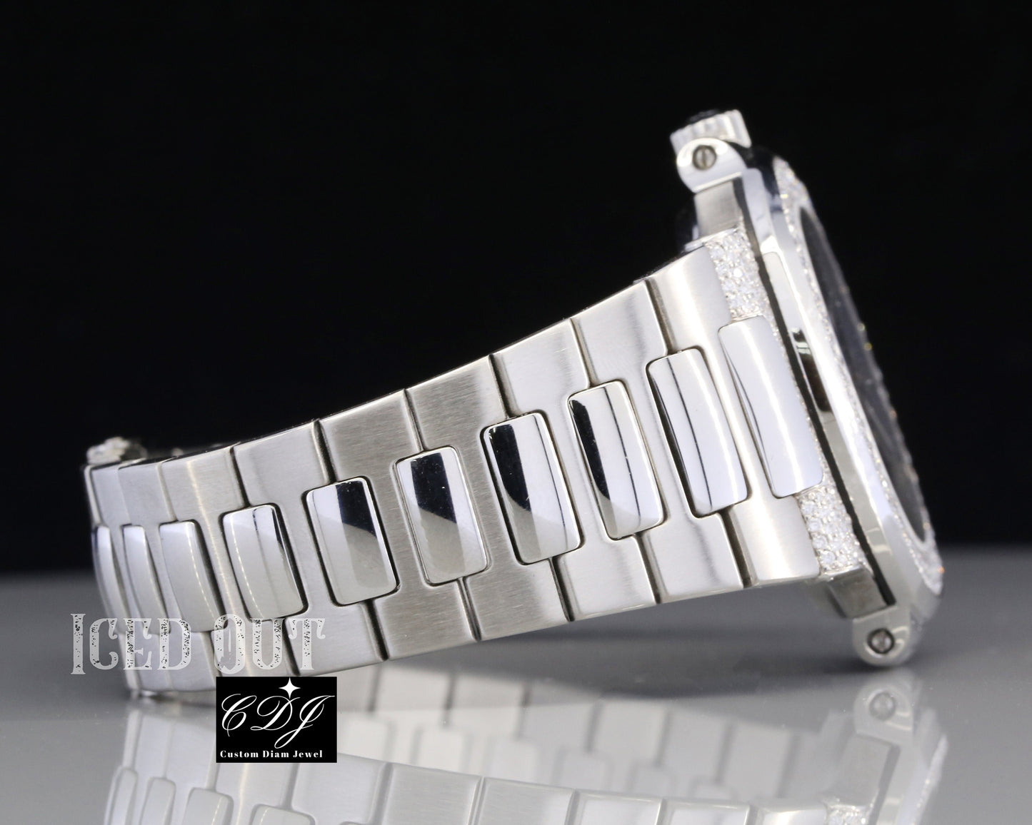 Hip Hop Bezel Set Patek Philippe Watch customdiamjewel
