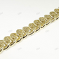 Alternative Style 10K Gold Miami Link Mens Bracelet
