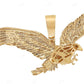 2.25 CTW Moissanite Sterling Silver Bald Eagle Pendant CustomDiamJewel