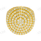 Gold Plated Fully Iced Out Moissanite Silver Unisex Ring Hip Hop Ring customdiamjewel
