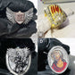 Hip Hop Iced Out Diamonds enamel Customized Ring hip hop jewelry CustomDiamJewel   