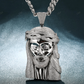 Custom Sterling Silver Oversized Jesus Head Pendant hip hop jewelry CustomDiamJewel