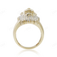 10K Yellow Gold Moissanite Diamond Lion Head Ring hip hop jewelry CustomDiamJewel