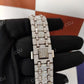 Custom Affordable Hip Hop Bling Watches VVS Moissanite Quartz Diamond Watches For Men  customdiamjewel   