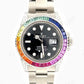 Custom Hip Hop Rainbow Bezel Rolex Watch Mnaufacturer customdiamjewel