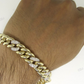 Alternative Style 10K Gold Miami Link Mens Bracelet