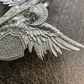 Moissanite Saint St Michael Slaying Dragon Archangel Pendant  customdiamjewel   