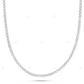 Moissanite 925 Sterling Silver Bezel Set Tennis Chain CustomDiamJewel
