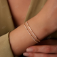 0.60CTW Moissanite Minimalist Dainty Diamond Bracelet  customdiamjewel   