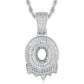 Full Iced out VVS Lab Diamond 10K Gold Alphabets Pendant hip hop jewelry CustomDiamJewel