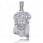 Crown Of Thorns Flooded Iced Out Jesus Pendant hip hop jewelry CustomDiamJewel