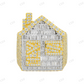 4.14 CTW Sterling Silver Moissanite Hip Hop Men's Ring Hip Hop Ring customdiamjewel