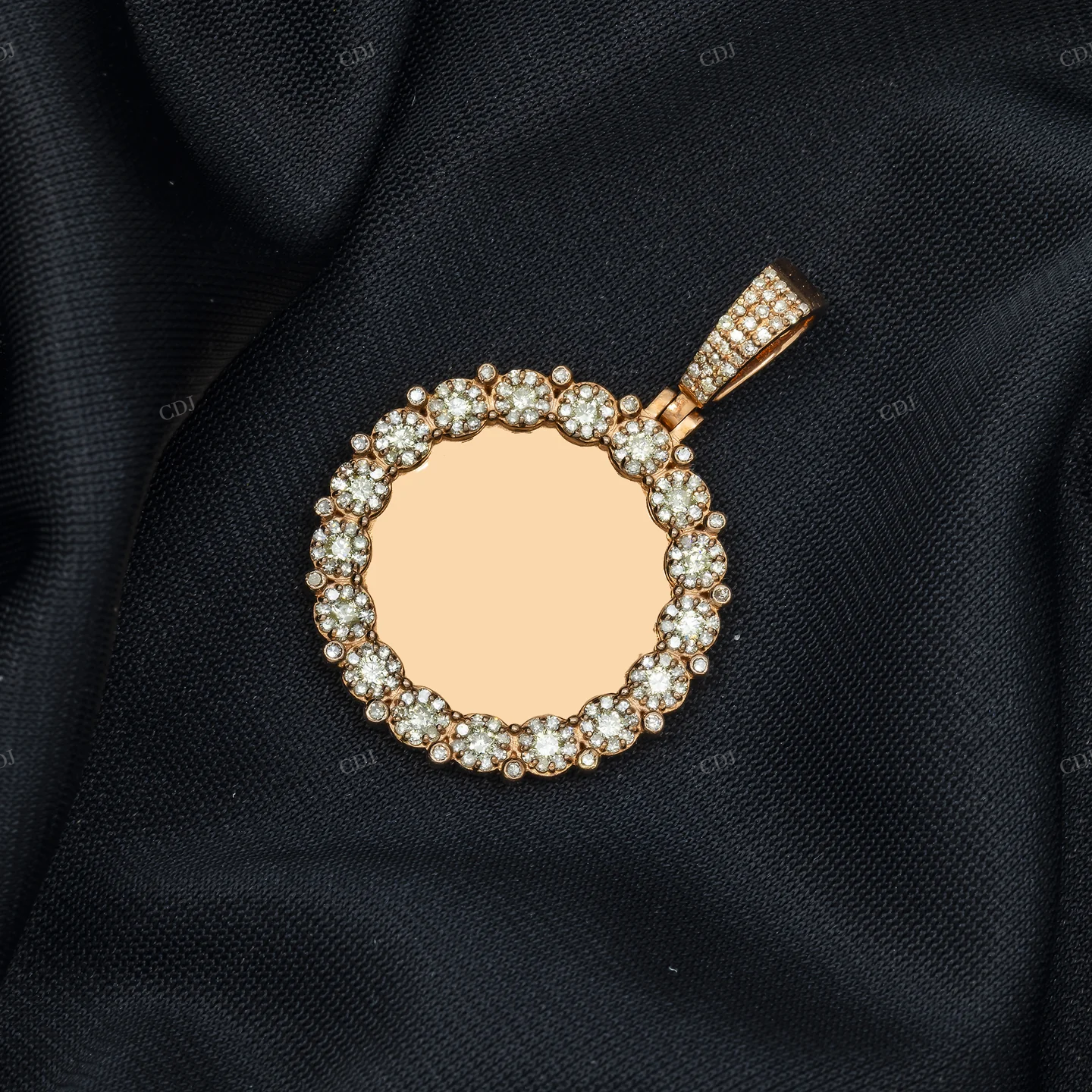 1.60 CTW Picture Moissanite Pendant hip hop jewelry customdiamjewel
