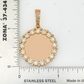 1.60 CTW Picture Moissanite Pendant hip hop jewelry customdiamjewel