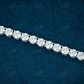 5MM Diamond Tennis Bracelet In Gold hip hop jewelry customdiamjewel   