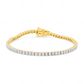 14k Gold Lab Grown Diamond Tennis Bracelets For Women CustomDiamJewel