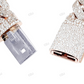 Hip Hop Style Silver Mosaic Setting Cuban Bracelet hip hop jewelry customdiamjewel