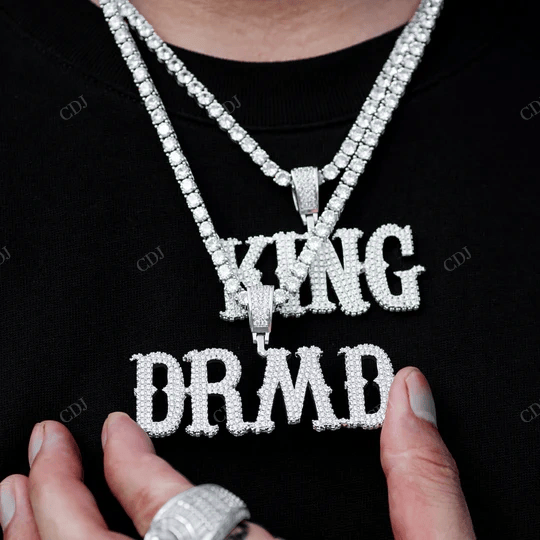 Best Price Sterling Silver Yellow Gold Plated Unique Pendant hip hop jewelry CustomDiamJewel