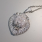 Lion Face Sterling Silver Moissanite Iced Out Hip Hop Pendant hip hop jewelry CustomDiamJewel