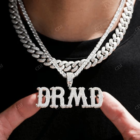 Best Price Sterling Silver Yellow Gold Plated Unique Pendant hip hop jewelry CustomDiamJewel