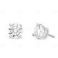 Luxury Solitaire Moissanite Diamond Stud Earring Stud earrings CustomDiamJewel