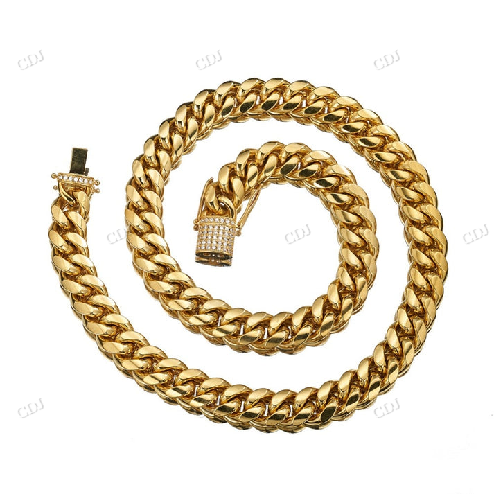 6 - 18MM Miami Cuban Chain hip hop jewelry CustomDiamJewel