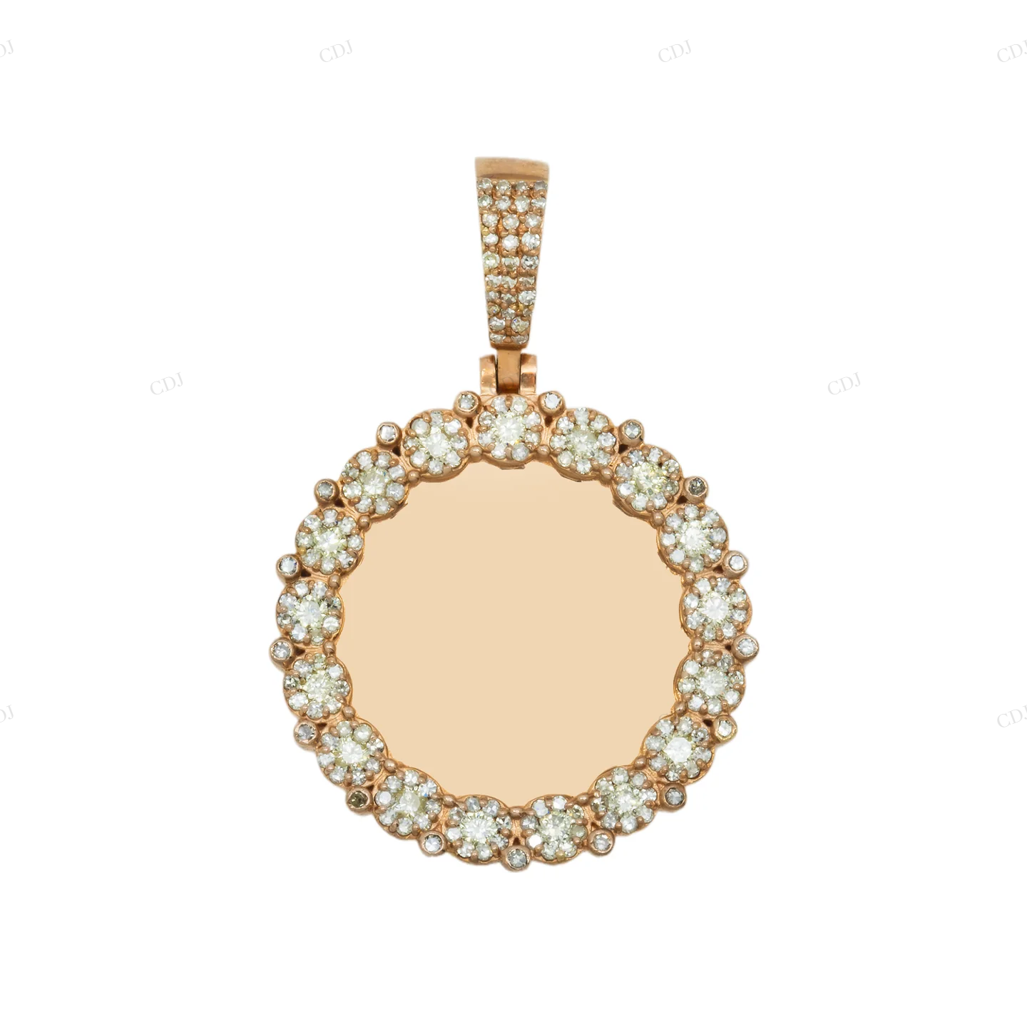 1.60 CTW Picture Moissanite Pendant hip hop jewelry customdiamjewel