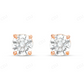 Luxury Solitaire Moissanite Diamond Stud Earring Stud earrings CustomDiamJewel