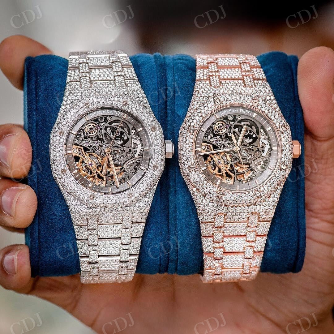 Audemars Piguet Moissanite Watch For Men customdiamjewel