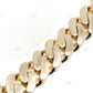 Hip Hop Style Silver Mosaic Setting Cuban Bracelet hip hop jewelry customdiamjewel