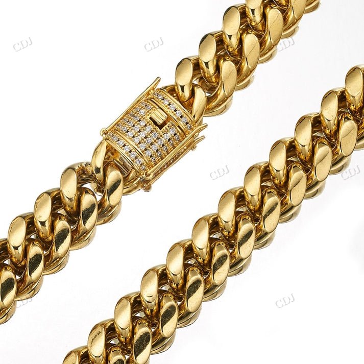 6 - 18MM Miami Cuban Chain hip hop jewelry CustomDiamJewel