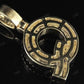 1.5" 1.5 CTW 14K Gold Real Diamond Custom 3D Initial 'Q' Letter Pendant CustomDiamJewel