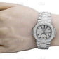 Iced Out Natural Diamond Patek Philippe Watch customdiamjewel